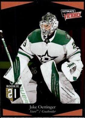 Jake Oettinger #UV-40 Hockey Cards 2020 Upper Deck Ultimate Victory