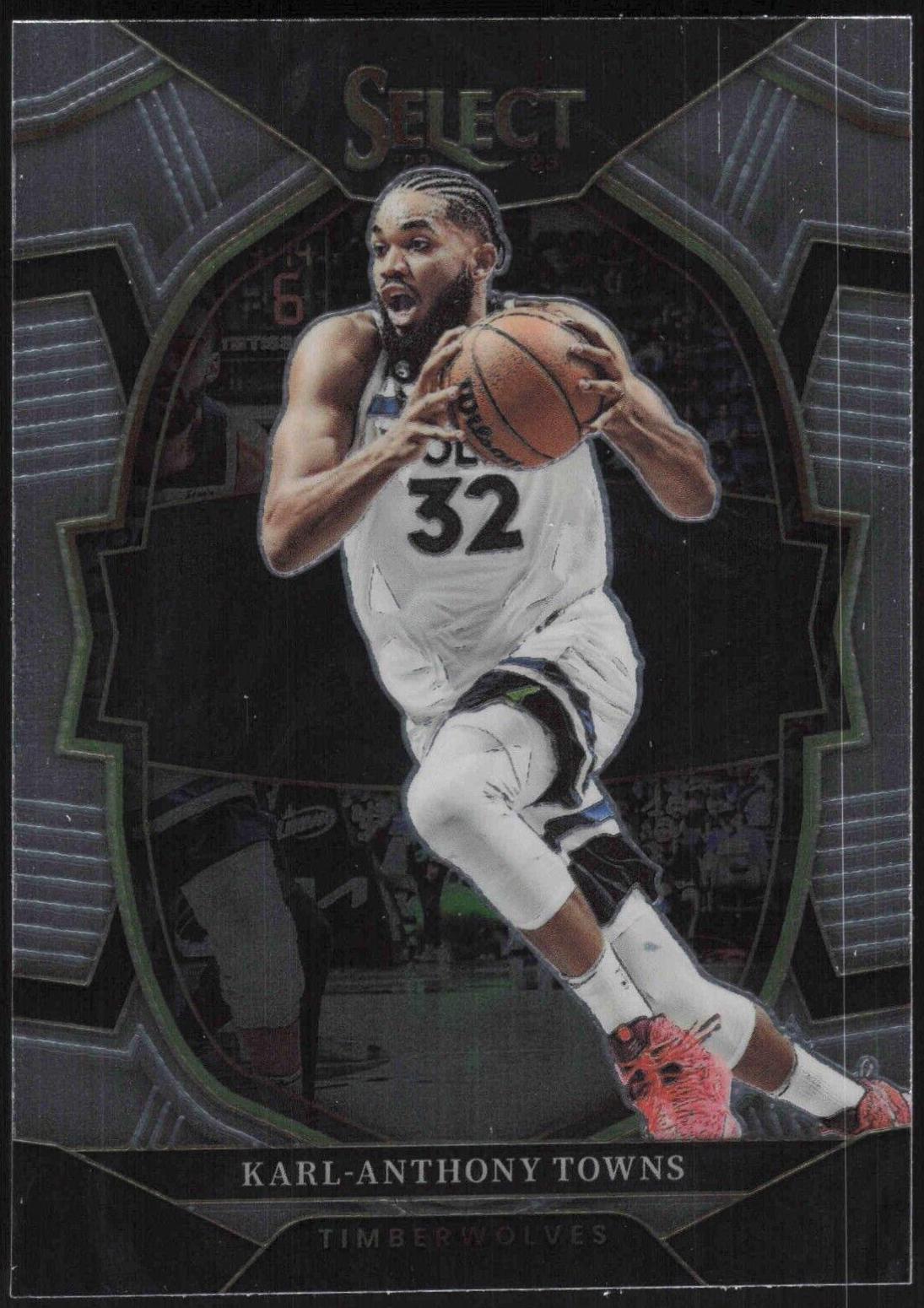 Karl Anthony Towns #12 Basketball Cards 2022 Panini Select