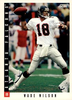 Wade Wilson #114 Football Cards 1993 Panini Score
