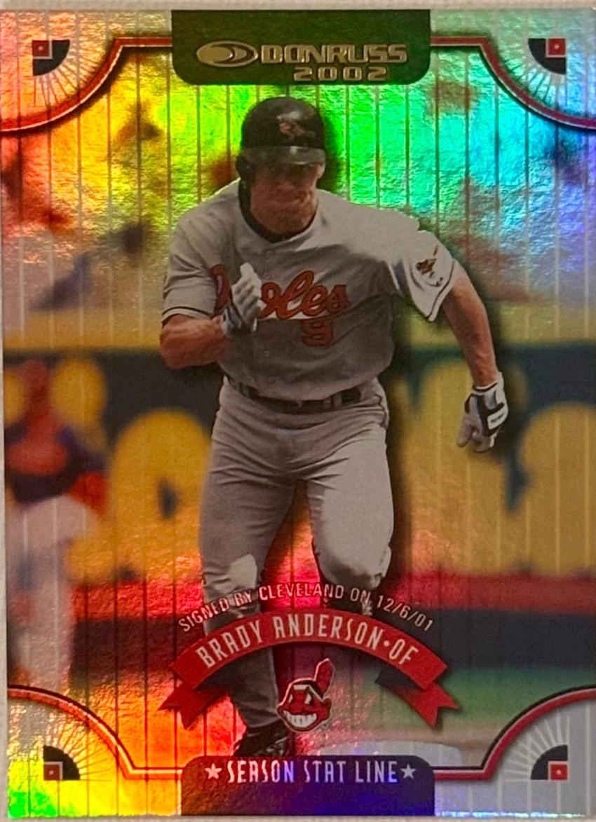 Brady Anderson #53 2002 Donruss Baseball