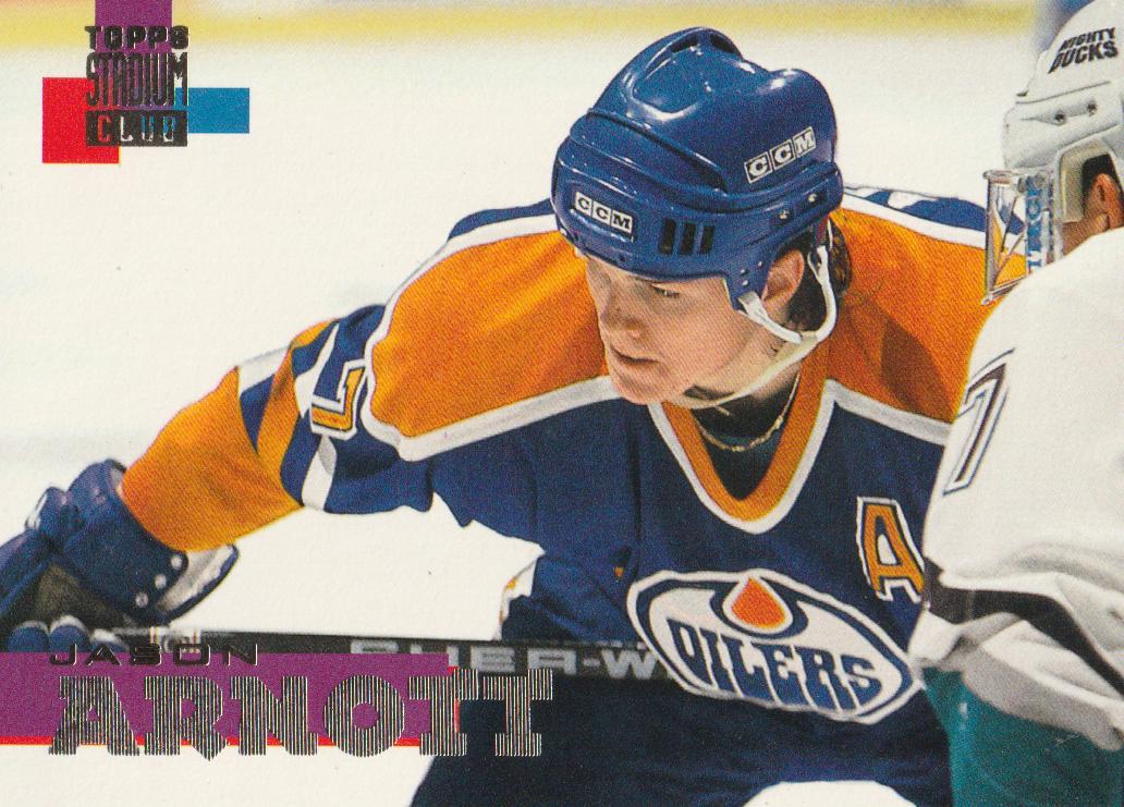 Jason Arnott #7 Hockey Cards 1994 Stadium Club