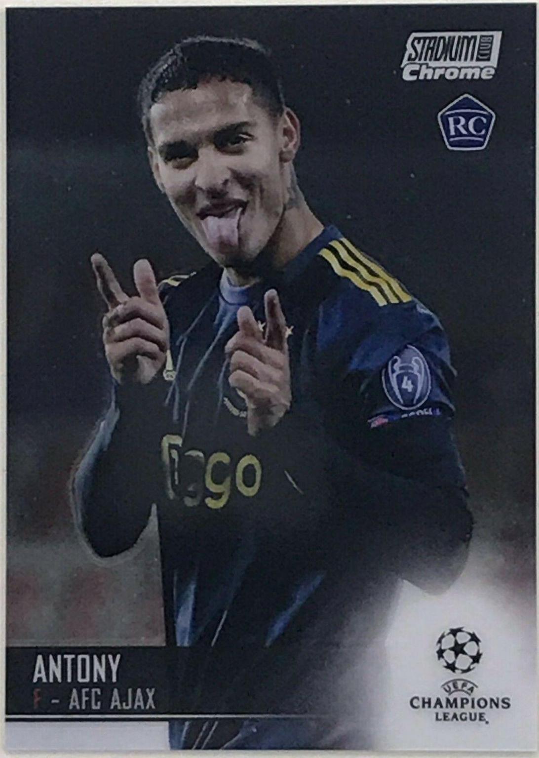 Antony #49 Soccer Cards 2020 Stadium Club Chrome UEFA Champions League