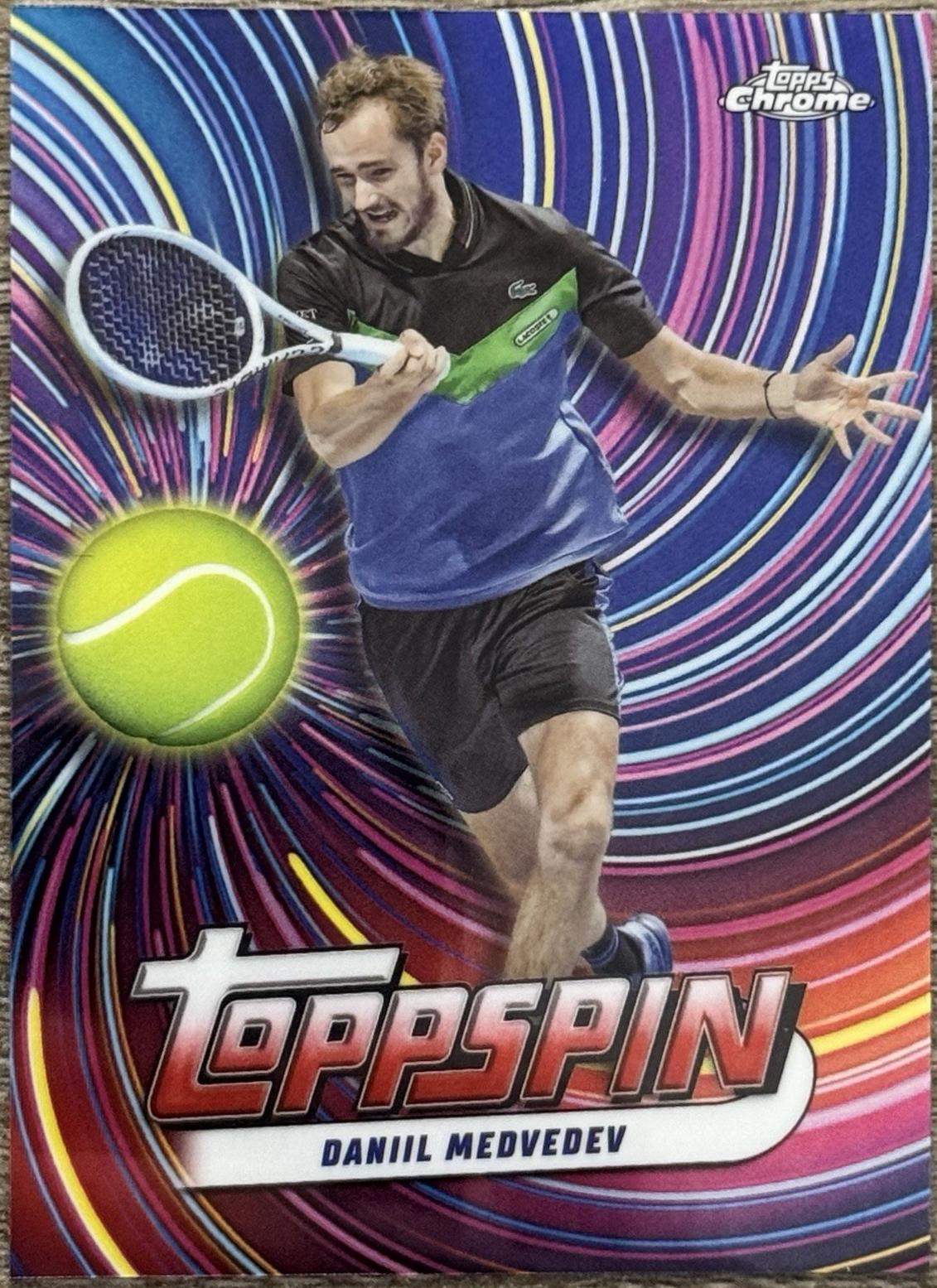 Daniil Medvedev #TSP-DM Tennis Cards 2024 Topps Chrome Toppspin