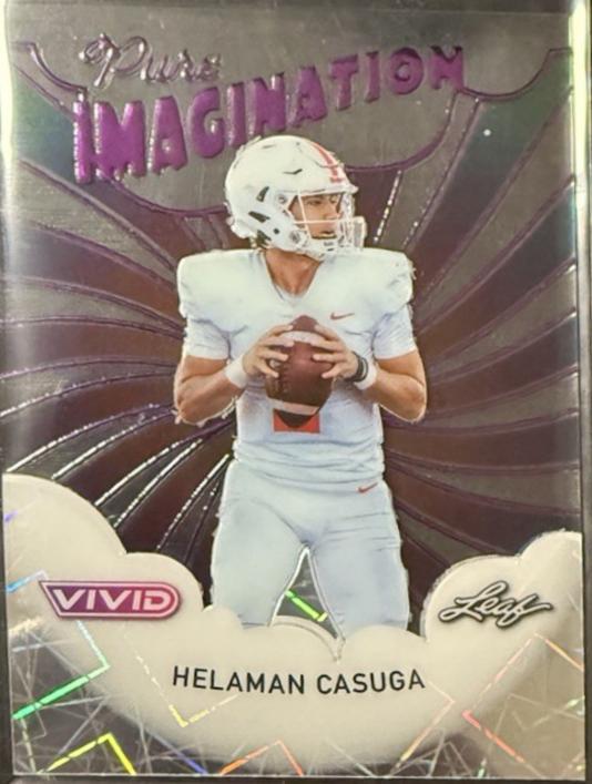 Helaman Casuga #PB-18 2025 Leaf Vivid Football Pure Imagination