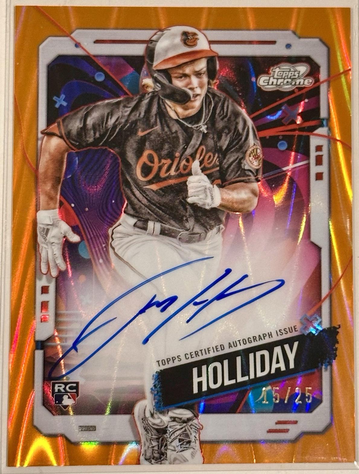 Jackson Holliday [Orange Galactic Refractor] #CCA-JH Prices | 2024