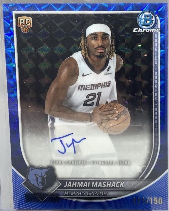 Jahmai Mashack [Blue X-Fractor] #BCA-JM