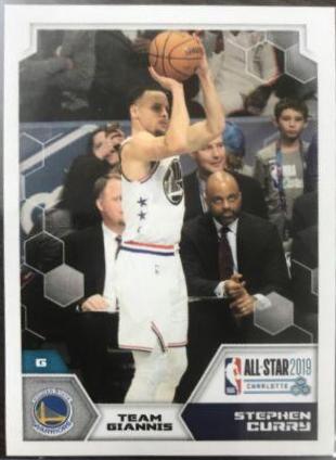 Stephen Curry #41 Basketball Cards 2019 Panini Stickers