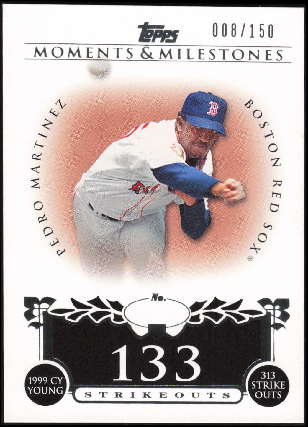 Pedro Martinez #141 2008 Topps Moments & Milestones Baseball