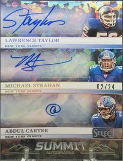 Lawrence Taylor / Abdul Carter / Michael Strahan