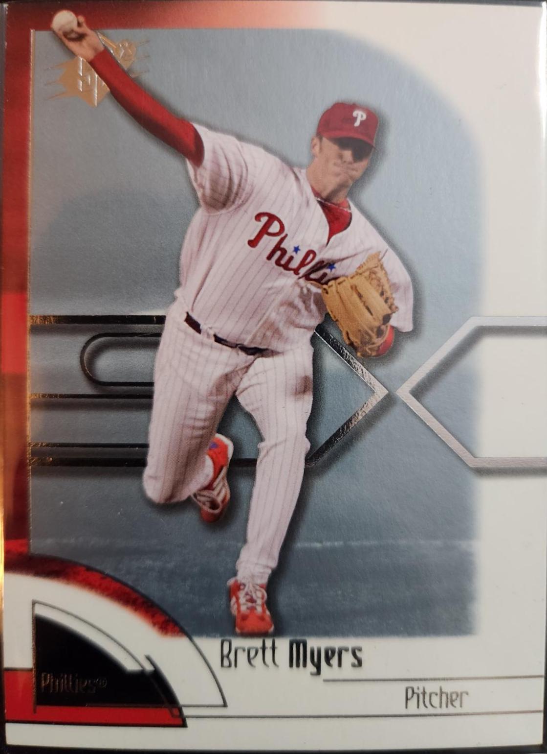 Brett Myers #210 Baseball Cards 2002 Spx