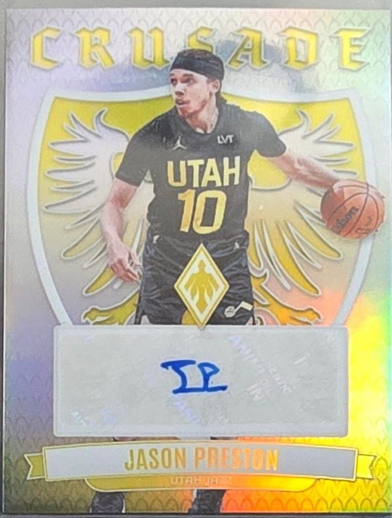 Jason Preston [White Lazer] #CS-JPU Prices | 2023 Panini Phoenix