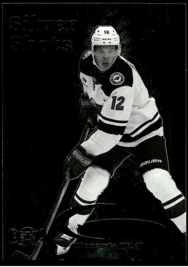 Matt Boldy #SS-14 Hockey Cards 2024 SkyBox Metal Universe Silver Shots
