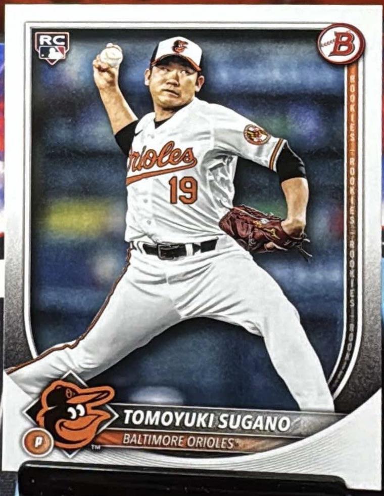 Tomoyuki Sugano #41 Baseball Cards 2025 Bowman