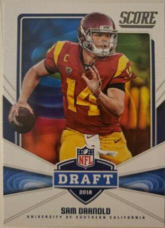 Sam Darnold #1 Football Cards 2018 Score NFL Draft