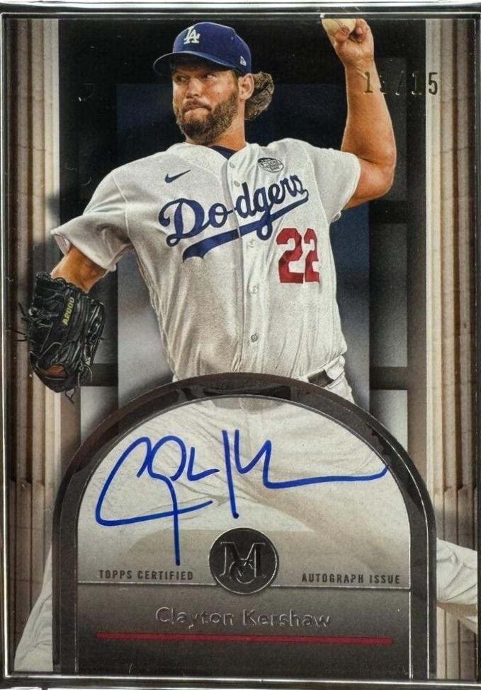 Clayton Kershaw #FMA-CK 2024 Topps Museum Collection Baseball Framed Autographs