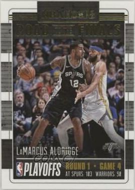 LaMarcus Aldridge #28 Basketball Cards 2018 Panini Hoops Road to the Finals