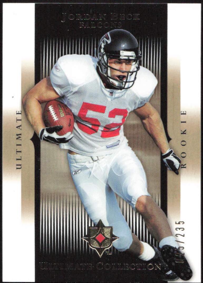 Jordan Beck #183 2005 Upper Deck Ultimate Collection Football