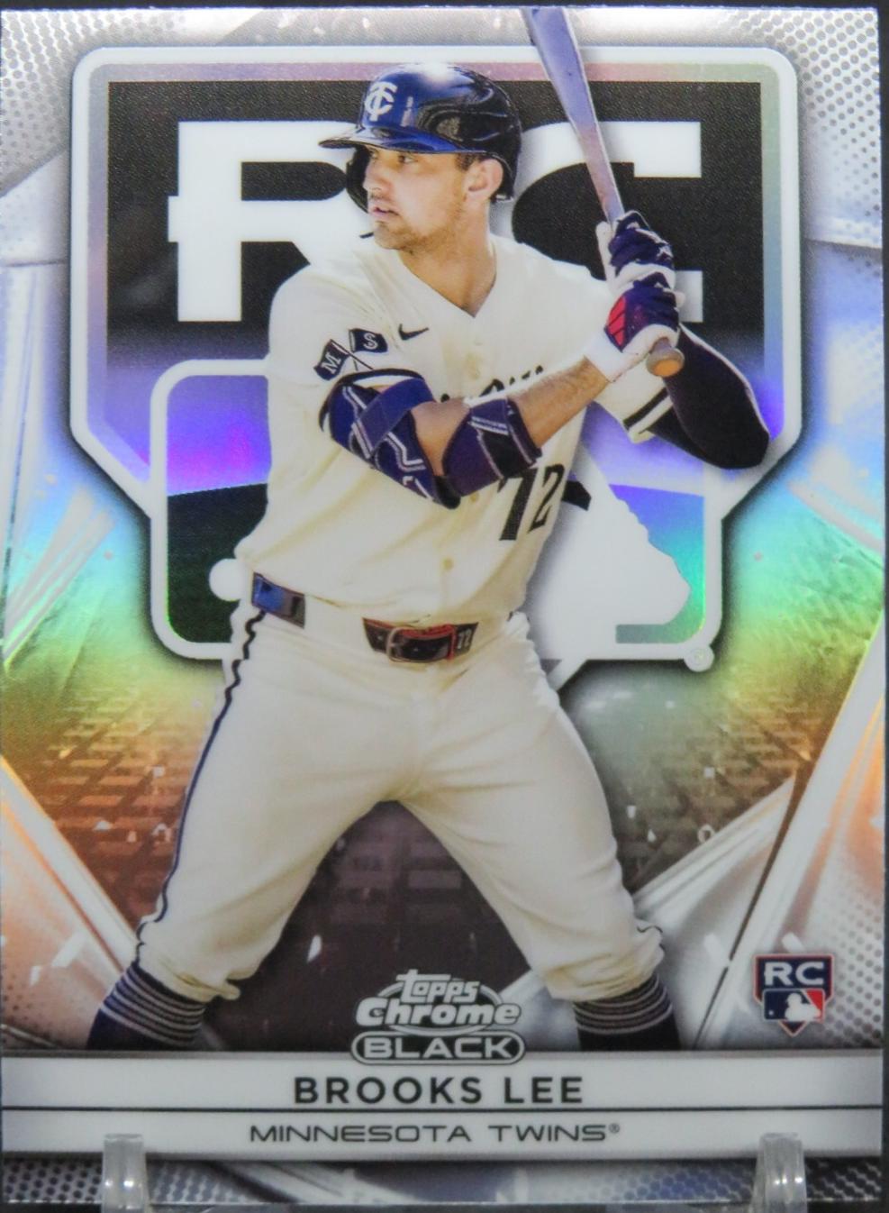 Brooks Lee #8 Baseball Cards 2025 Topps Chrome Black Rookie Design Variation