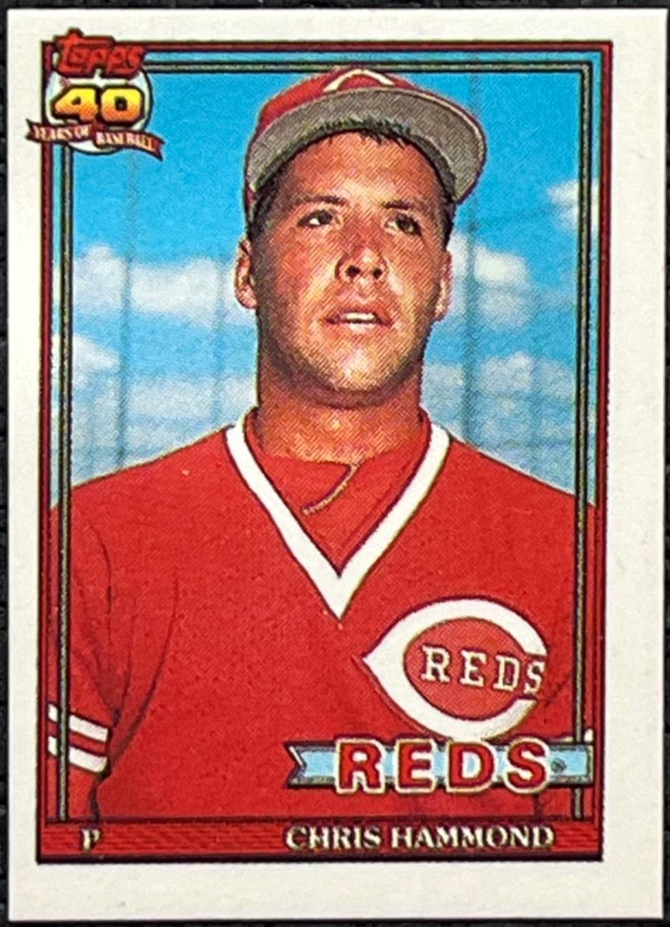 Chris Hammond #258 Baseball Cards 1991 Topps Micro