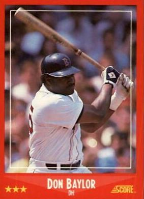Don Baylor #250 Baseball Cards 1988 Score