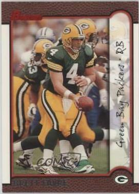 Brett Favre #60 Football Cards 1999 Bowman