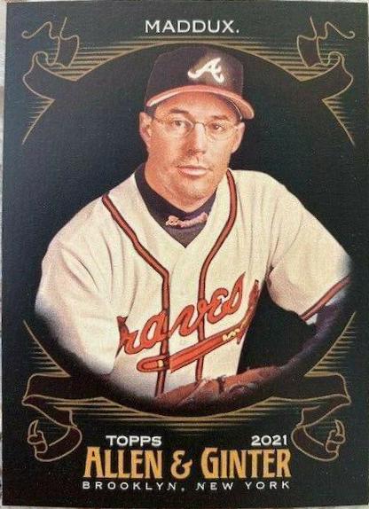 Greg Maddux #7 Baseball Cards 2021 Topps Allen & Ginter X