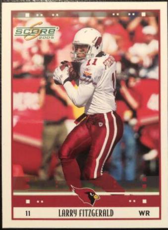 Larry Fitzgerald #8 Football Cards 2005 Panini Score
