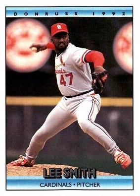 Lee Smith #112 Baseball Cards 1992 Donruss