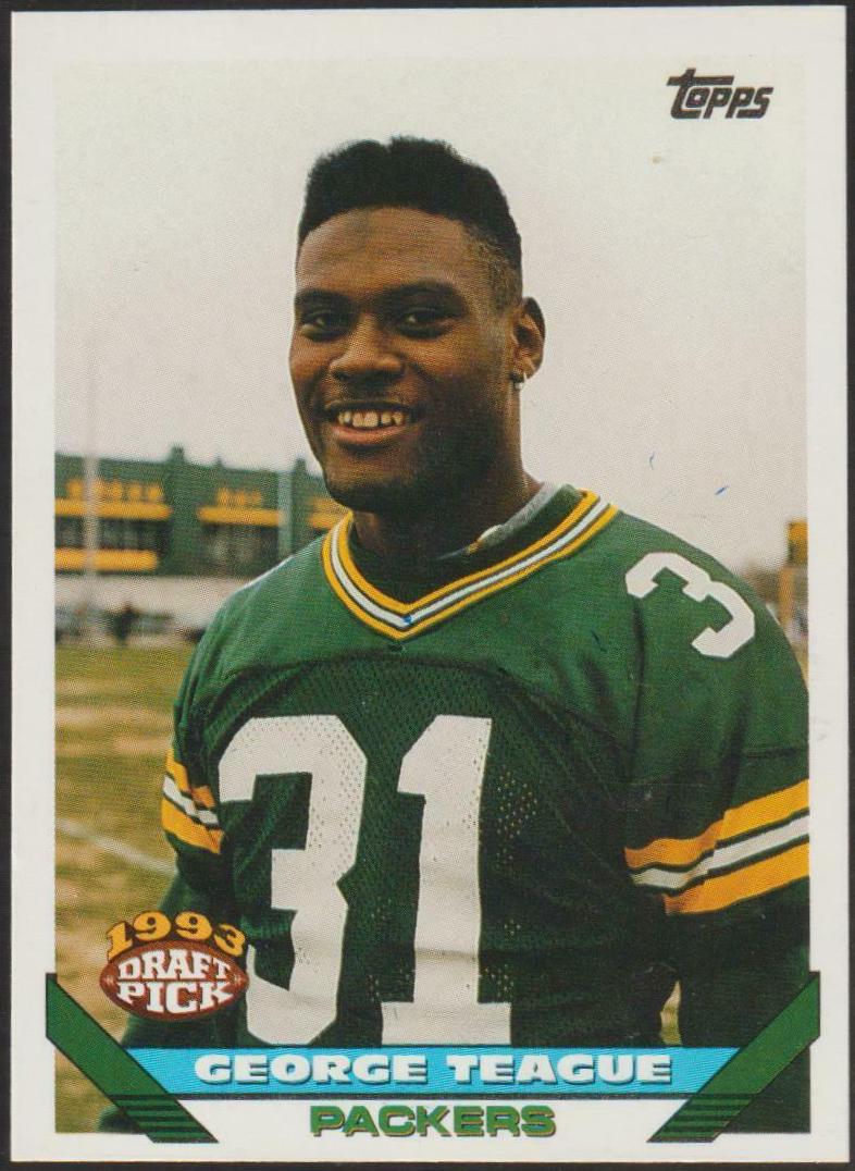 George Teague #317 Football Cards 1993 Topps