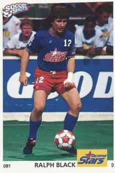 Ralph Black #81 Soccer Cards 1991 Soccer Shots MSL