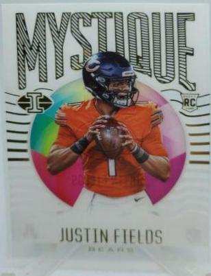 Justin Fields #MY-4 Football Cards 2021 Panini Illusions Mystique