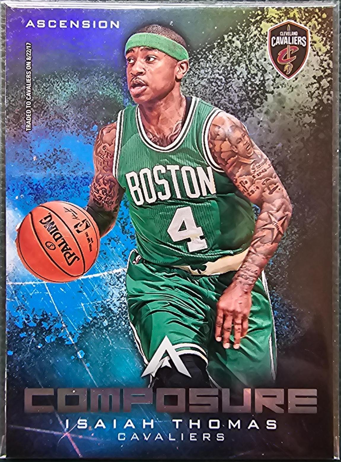 Isaiah Thomas #COM5 Basketball Cards 2017 Panini Ascension Composure