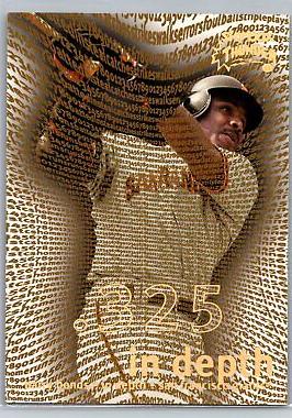 Barry Bonds #ID2 Baseball Cards 1999 Skybox Thunder in Depth