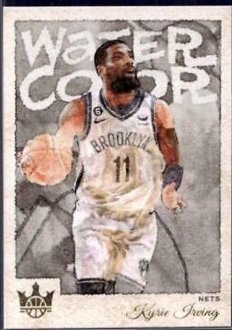 Kyrie Irving #10 Basketball Cards 2022 Panini Court Kings Water Color