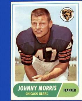Johnny Morris #23 Football Cards 1968 Topps