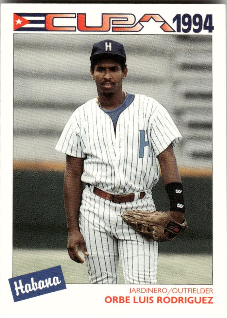 Orbe Luis Rodriguez #50 1994 Cuban Serie Selectiva Baseball