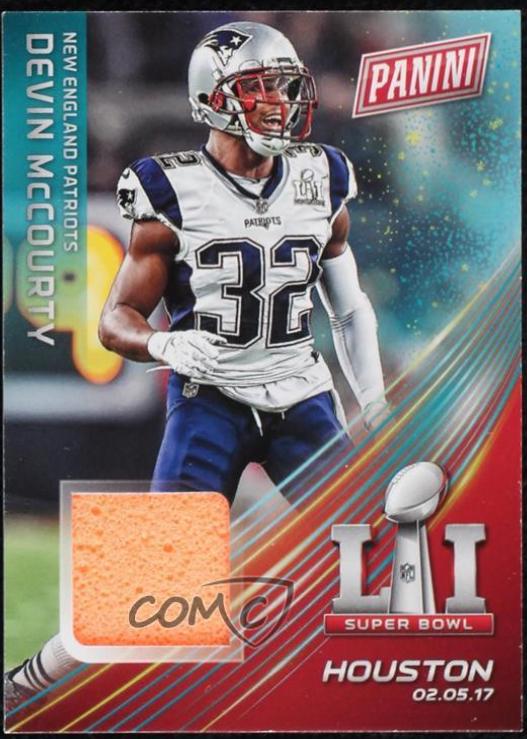 Devin McCourty #SB-10 Football Cards 2017 Panini Black Friday Super Bowl