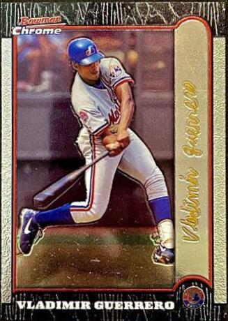 Vladimir Guerrero #7 Baseball Cards 1999 Bowman Chrome Gold