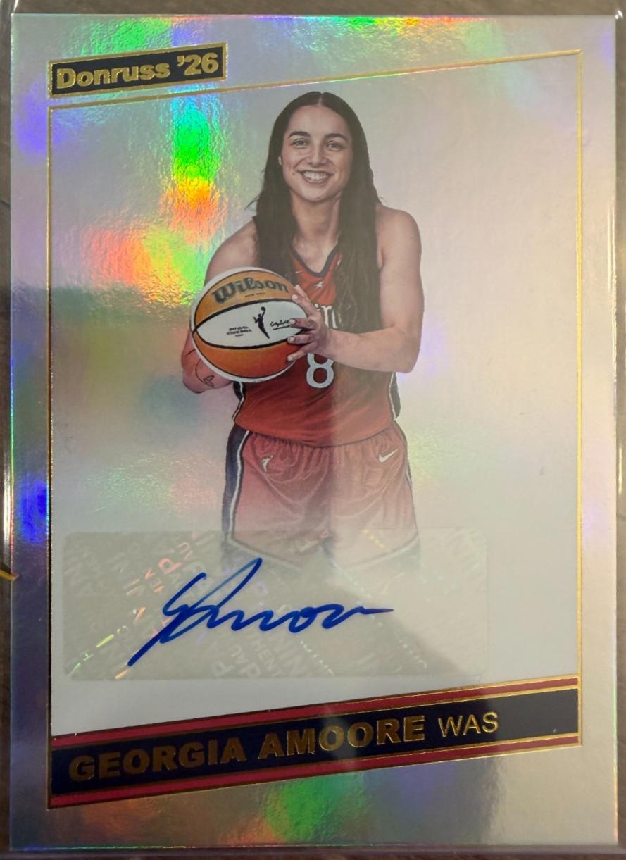 Georgia Amoore #14 2026 Panini Donruss WNBA Retro Signature