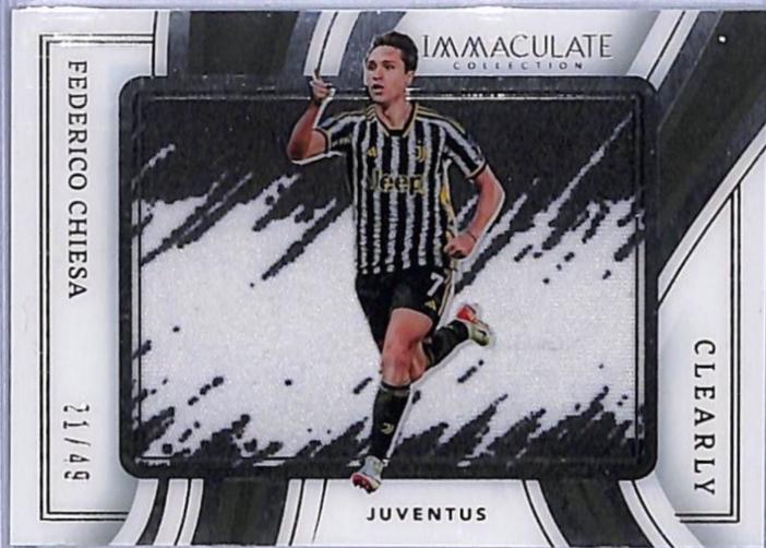 Federico Chiesa #14 Soccer Cards 2023 Panini Immaculate Clearly Jersey