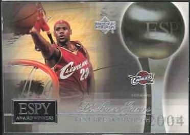 LeBron James #ESPY-LJ Basketball Cards 2005 Upper Deck ESPN Espy Award Winners