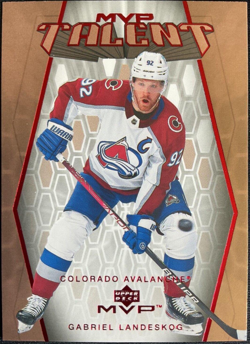 Gabriel Landeskog #MT-16 Hockey Cards 2023 Upper Deck MVP 20th Anniversary