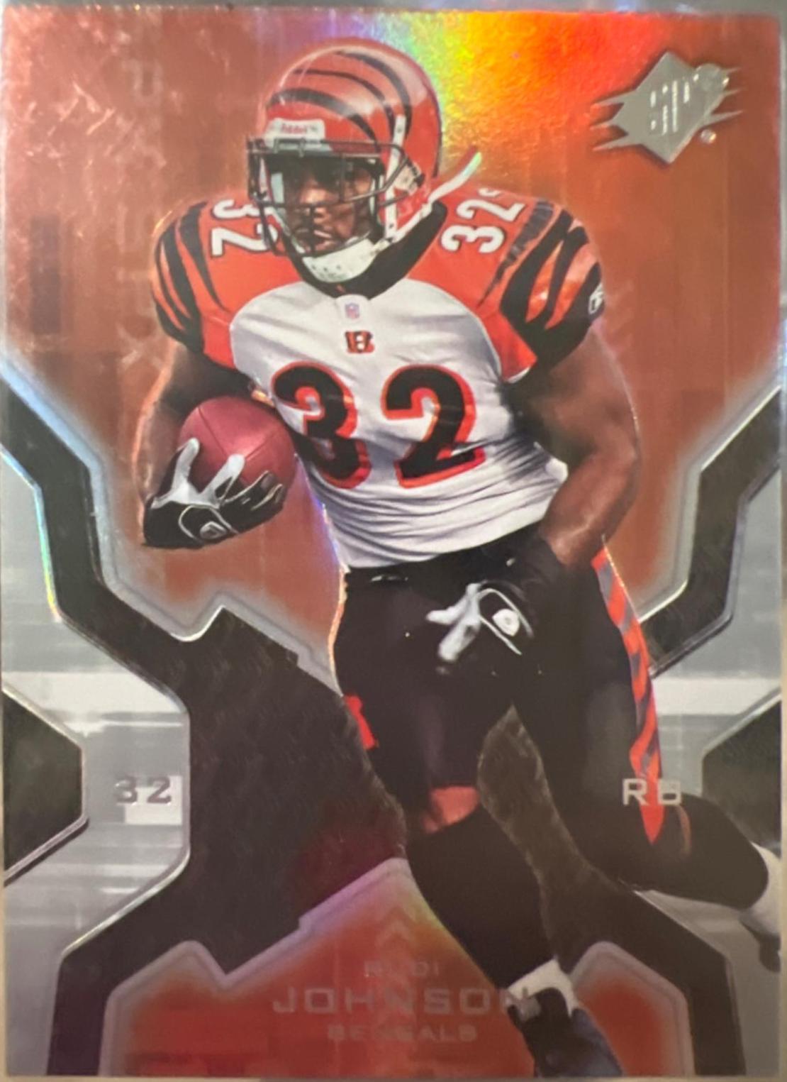 Rudi Johnson #22 Football Cards 2007 Spx