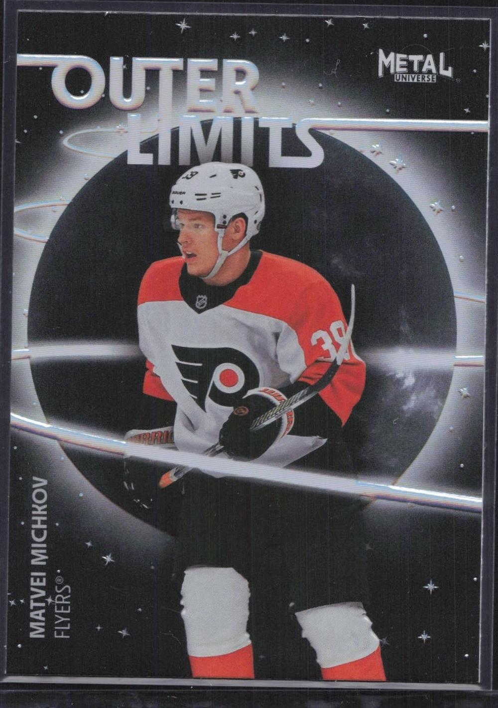 Matvei Michkov #OL-52 2025-26 SkyBox Metal Universe Hockey Outer Limits