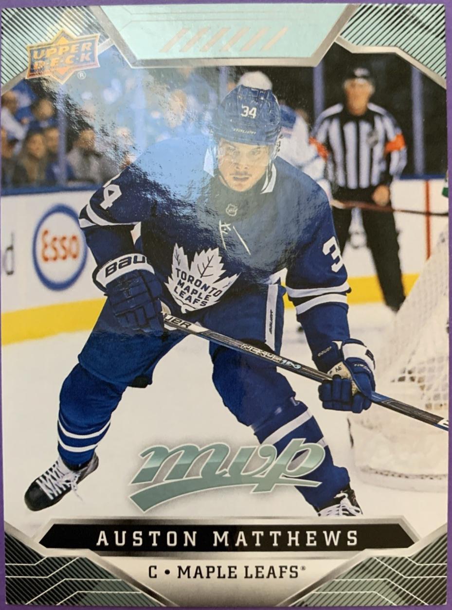 Auston Matthews #217 2019-20 Upper Deck MVP Hockey