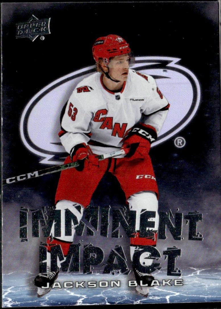 Jackson Blake #II-28 2024 Upper Deck Overtime Imminent Impact Hockey
