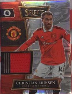 Christian Eriksen #SW-CE Soccer Cards 2022 Panini Select Premier League Swatches