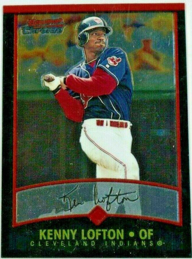 Kenny Lofton #4 Baseball Cards 2001 Bowman Chrome