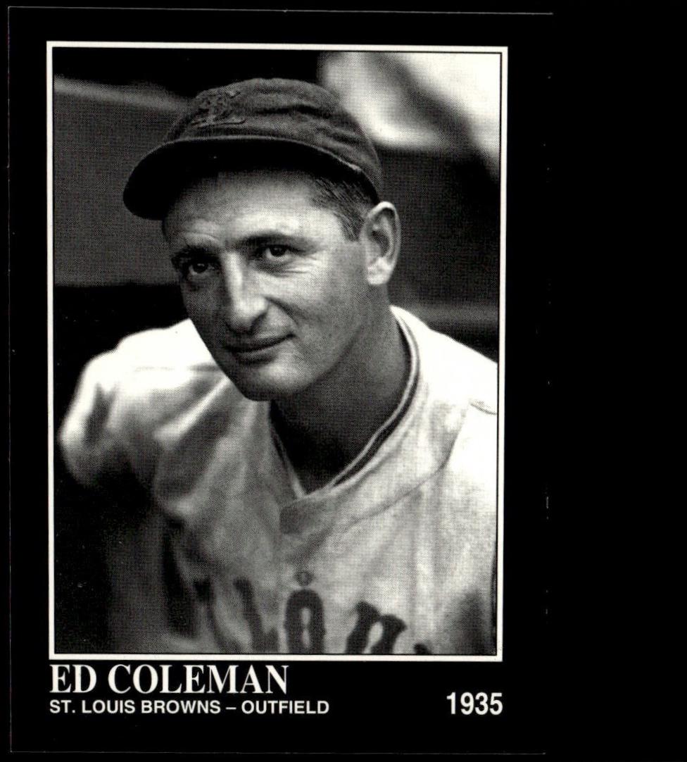 Ed Coleman #921 1993 Conlon Collection Baseball