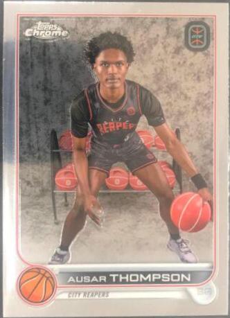 Ausar Thompson #82 Basketball Cards 2022 Topps Chrome OTE Overtime Elite